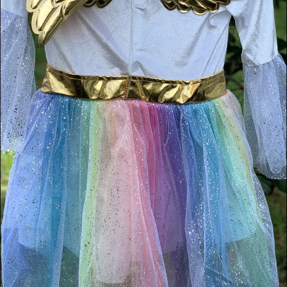 Kids' Rainbow Unicorn Halloween Costume Dress New - Picture 8 of 12